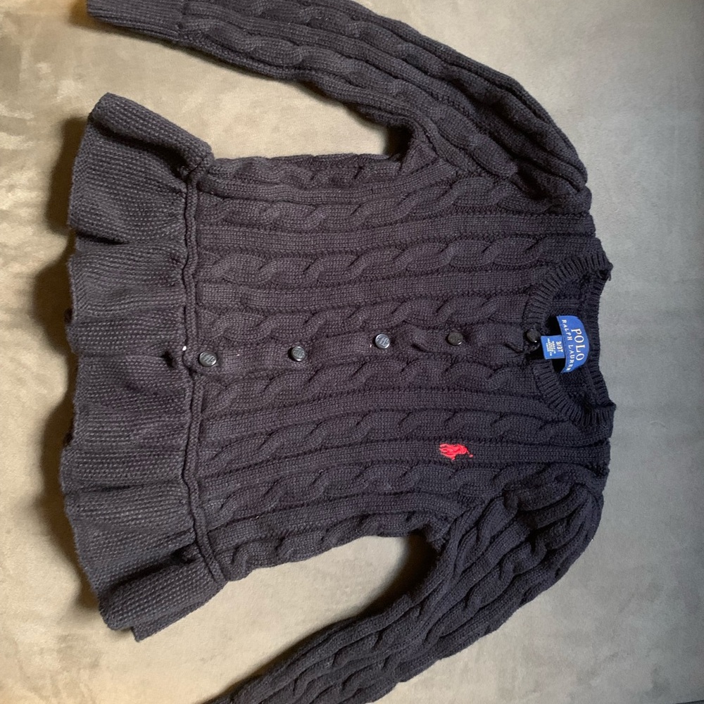 Polo toddler peplum sweater